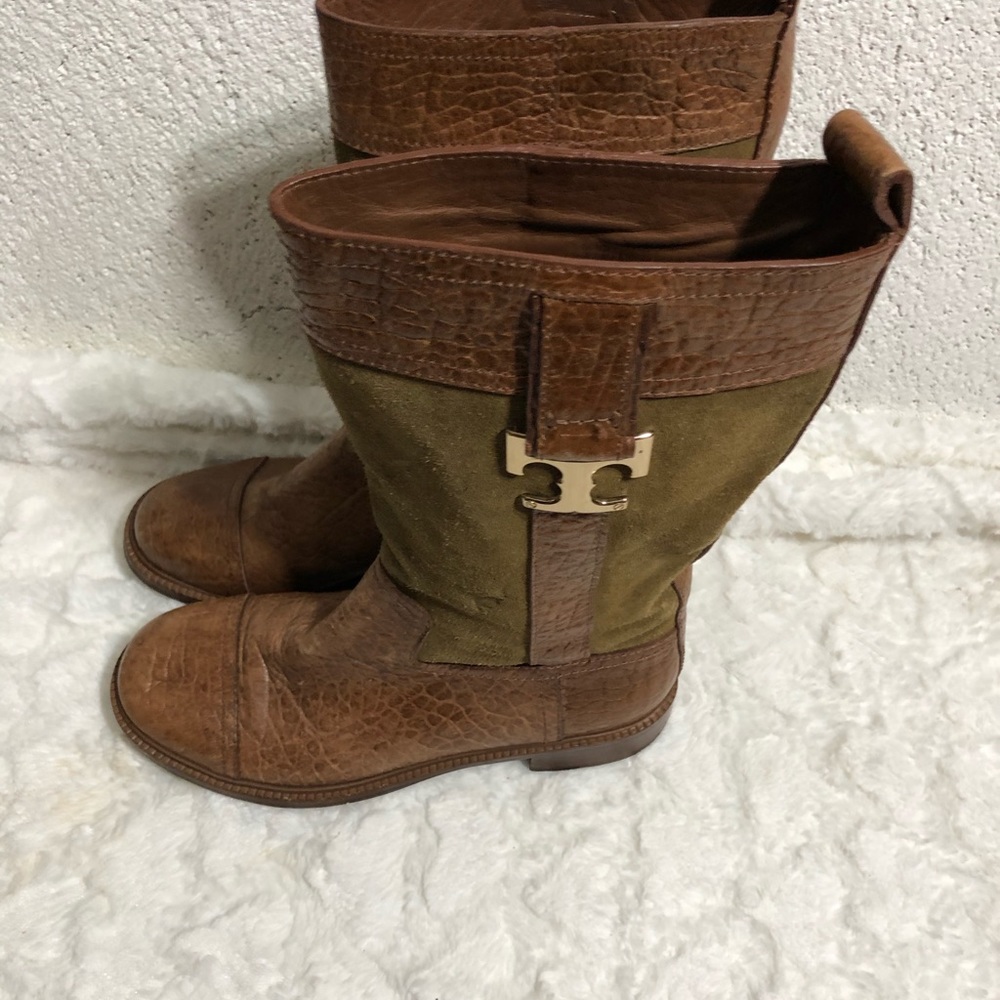 Women’s Tory Burch Corey mid calf boots shoes